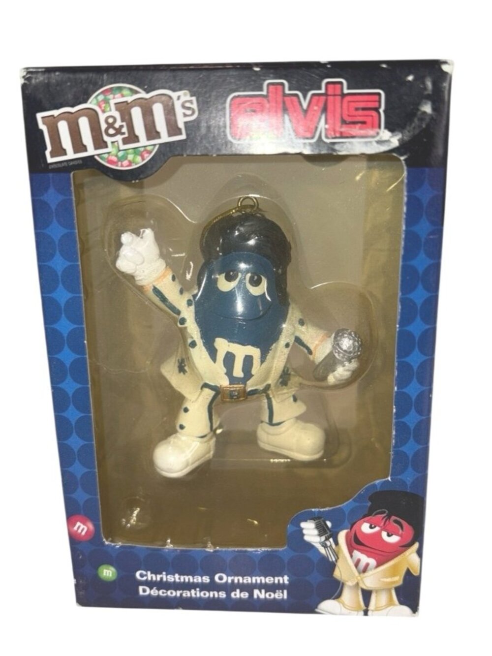M&Ms Elvis Christmas Ornament Handcrafted By Kurt S. Adler 2008 Collectible Figu